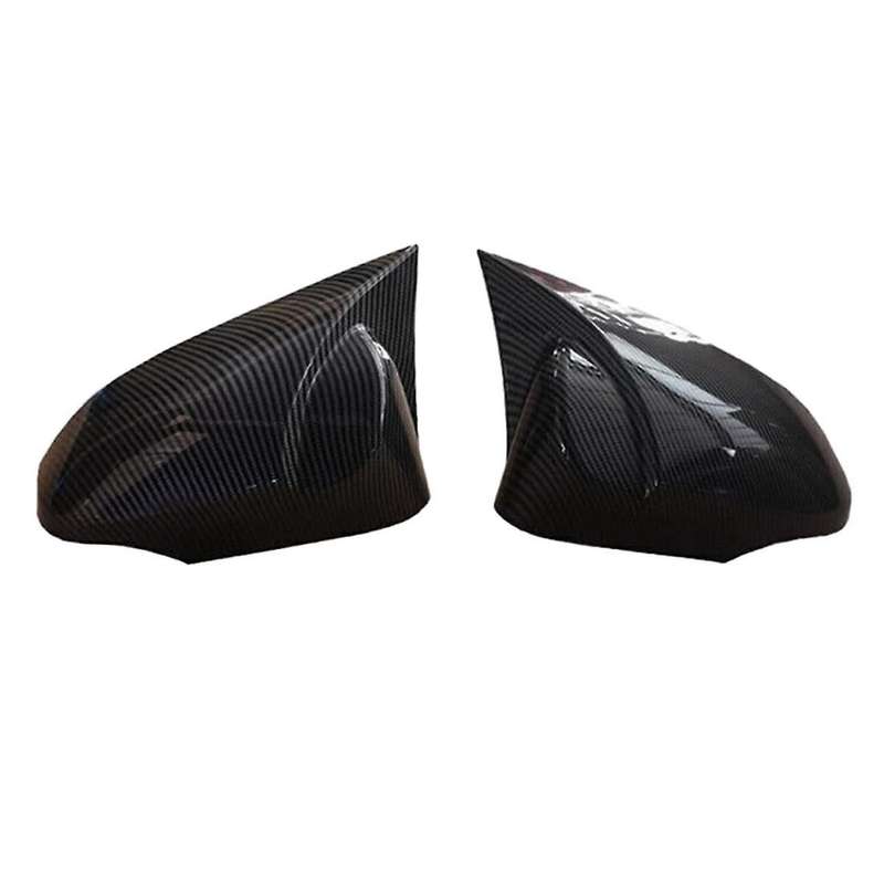 Car Side Rearview Mirror Cover Caps for C- 2017-2021 Door Side Mirror Cover Accessories Carbon Fibe