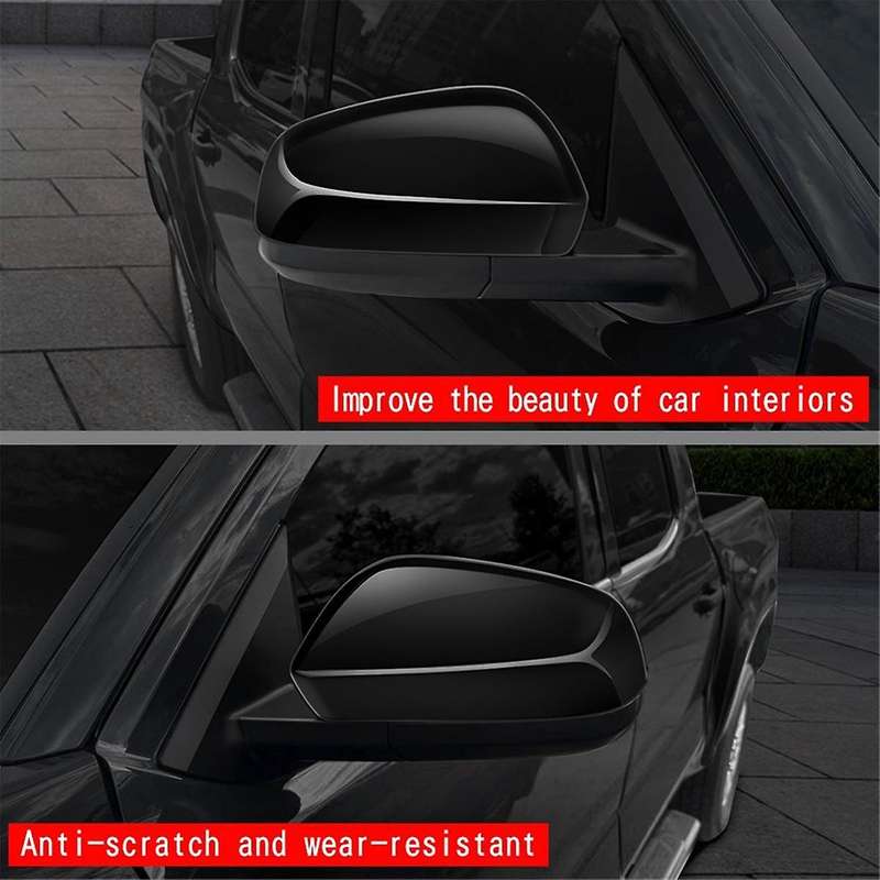 Car Side Rearview Mirror Cover Trim Frame for 2024 Side Mirror Caps Car Exterior Accessories Gloss