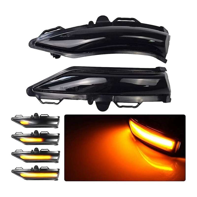 Car Side Rearview Mirror Light LED Turn Signal Lamp for Fiesta MK8 2019+ Dynamic Blinker Indicator