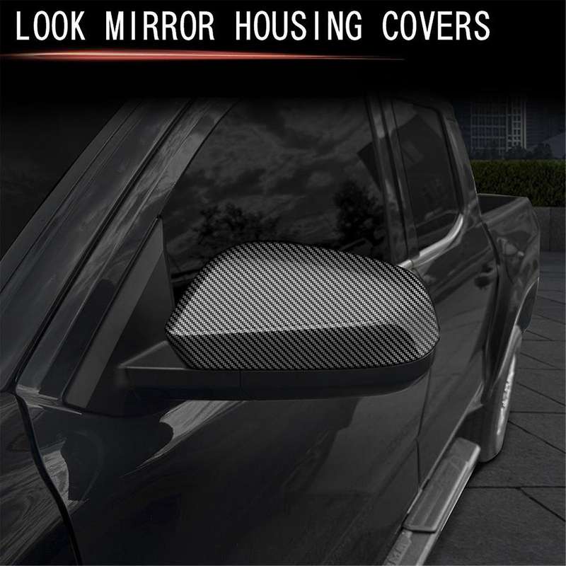Car Side Rearview Mirror Cover Trim Frame for 2024 Side Mirror Caps Car Exterior Accessories Carbon