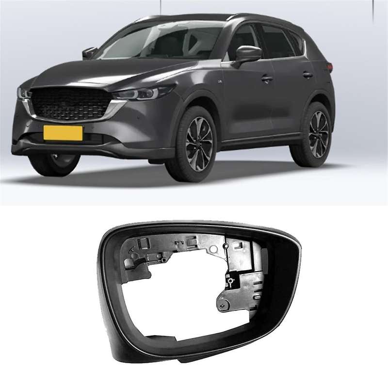Car Side Right Wing Rearview Mirror Cover Frame Black for -3 2016-2019 -5 2015-2016