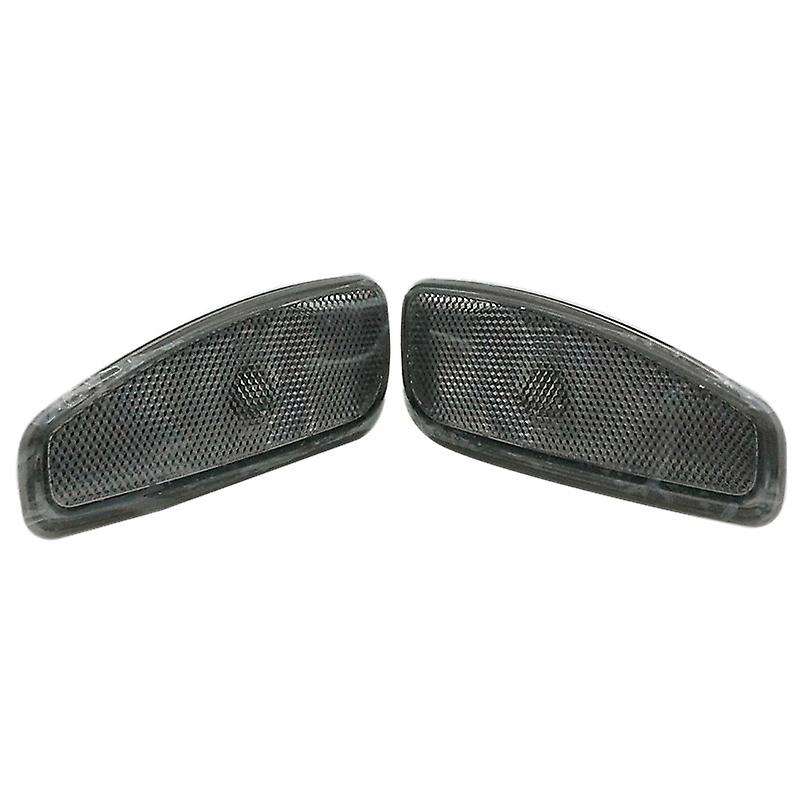 Car Side Reflection Warning Turn Signal Light Lamp Front Turn Signals Light for 2014-2017 Smoke Bla