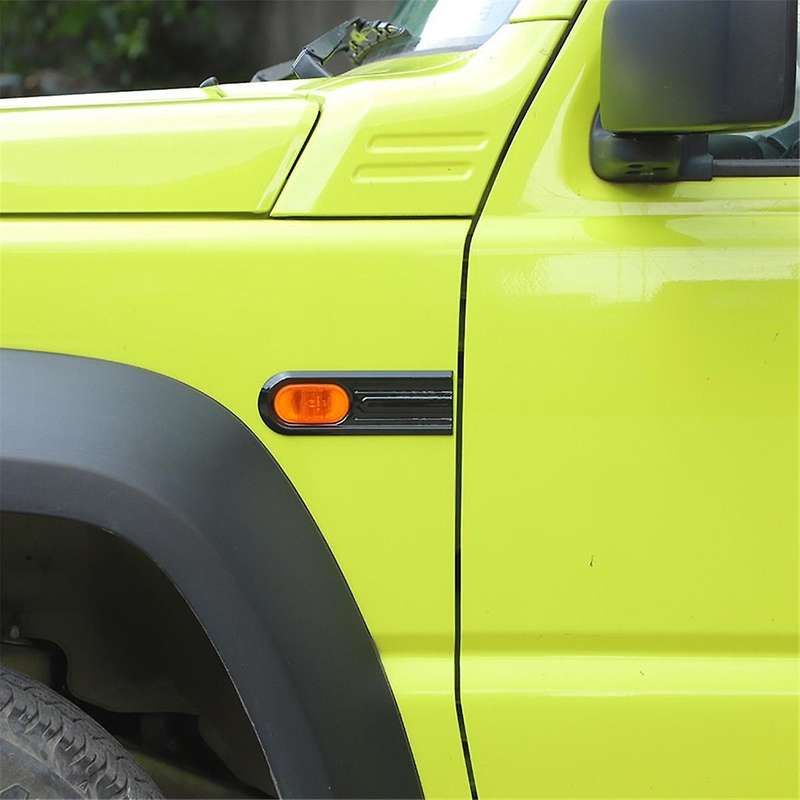 Car Side Turn Signal Light Lamp Cover Trim for JB64 JB74 2019-2024 Exterior Accessories