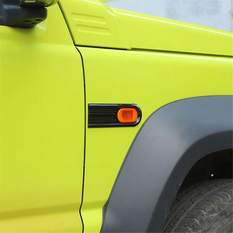Car Side Turn Signal Light Lamp Cover Trim for JB64 JB74 2019-2024 Exterior Accessories