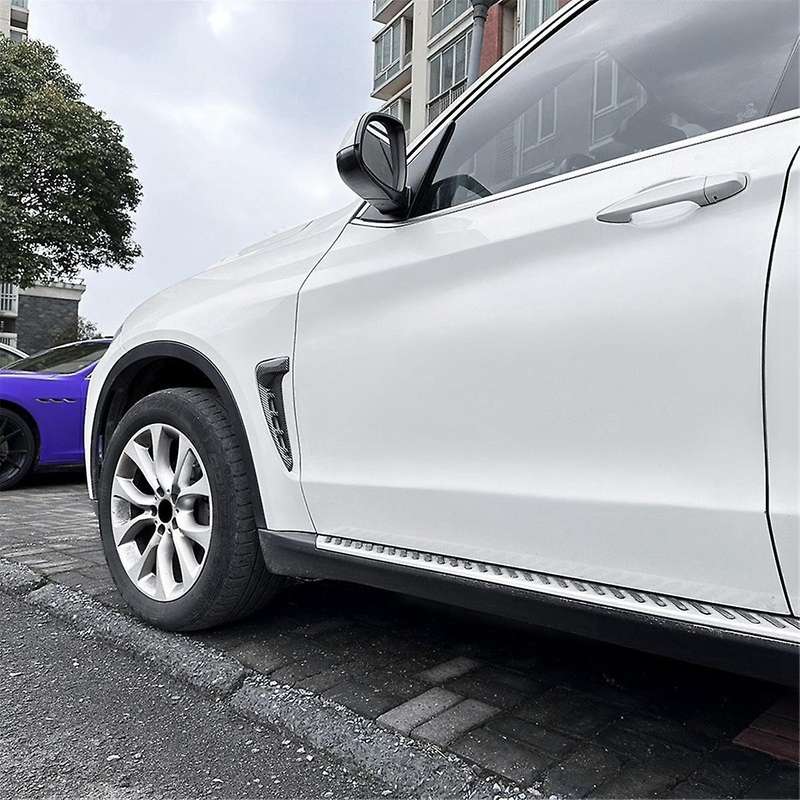 Car Side Vent Air Flow Intake Hood Side Vent Bonnet Cover Trim for X5 F15 2014-2018 Carbon Fiber