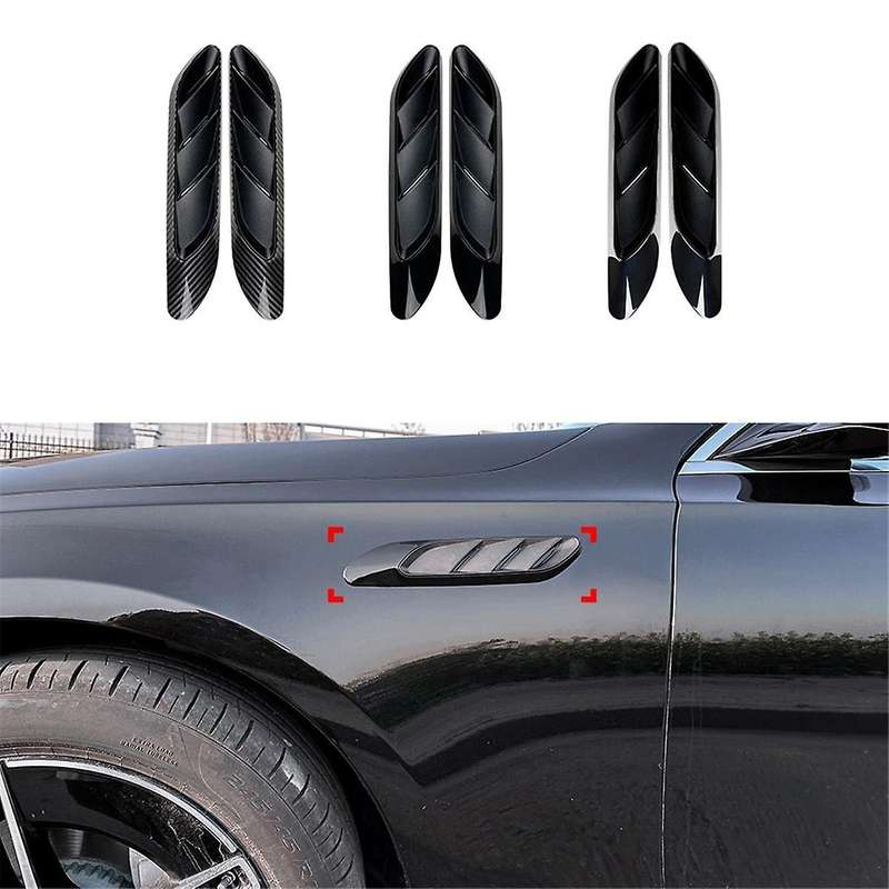 Car Side Vent Air Flow Intake Hood Side Vent Bonnet Cover Trim for E-Class W214 2024+,B