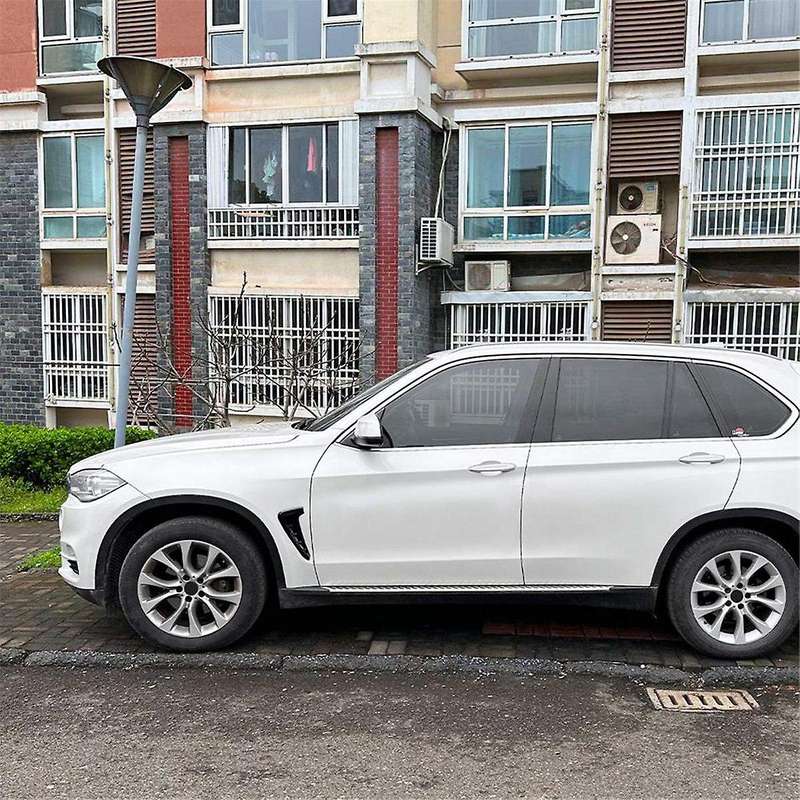 Car Side Vent Air Flow Intake Hood Side Vent Bonnet Cover Trim for X5 F15 2014-2018 Gloss Black