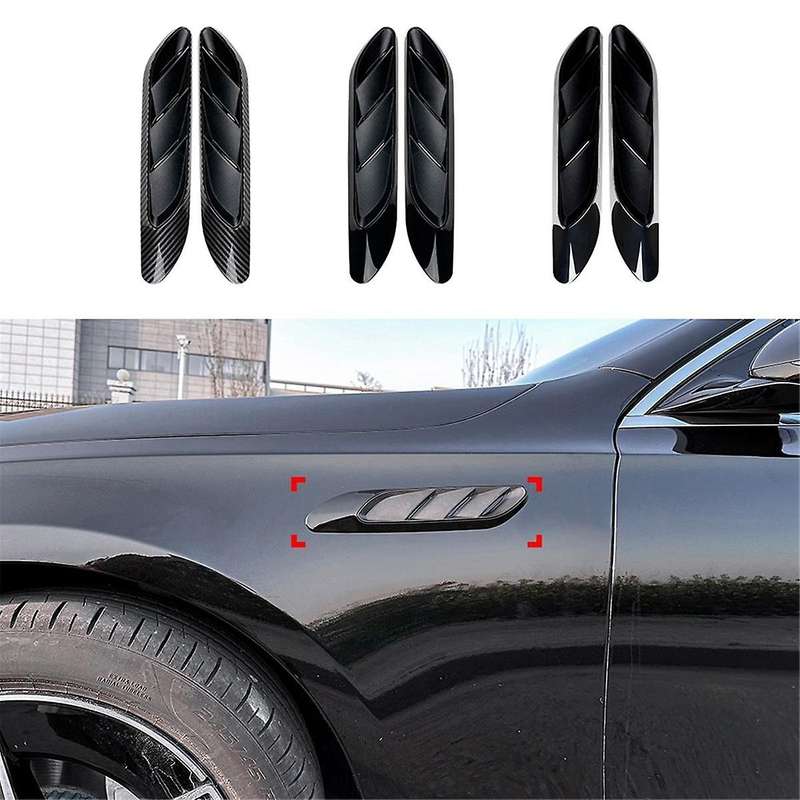 Car Side Vent Air Flow Intake Hood Side Vent Bonnet Cover Trim for E-Class W214 2024+,A