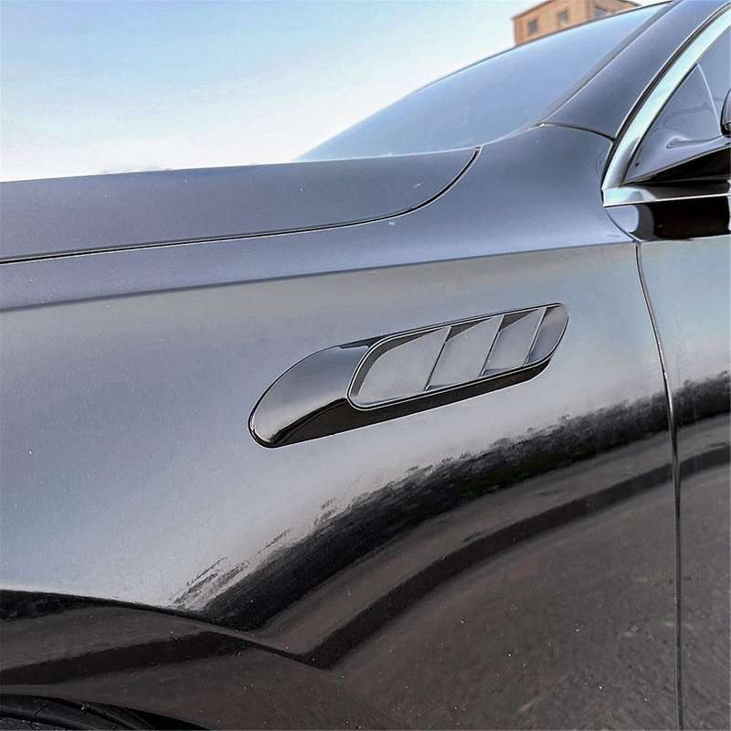 Car Side Vent Air Flow Intake Hood Side Vent Bonnet Cover Trim for E-Class W214 2024+,A