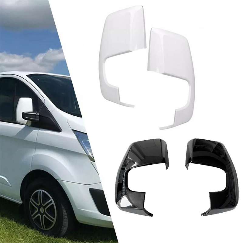Car Side Wing Mirror Cover Rear View Mirror Cover 1809084 2064129 2064127 for Transit Custom 2014-20