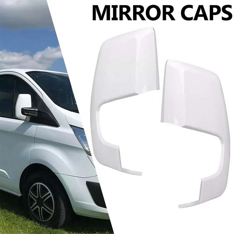 Car Side Wing Mirror Cover Rear View Mirror Cover 1809084 2064129 2064127 for Transit Custom 2014-20