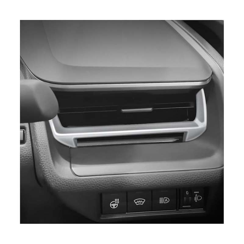 Car Silver Car Console Air Conditioning Outlet Frame Cover Trim for Prius 60 Series 2020-2023