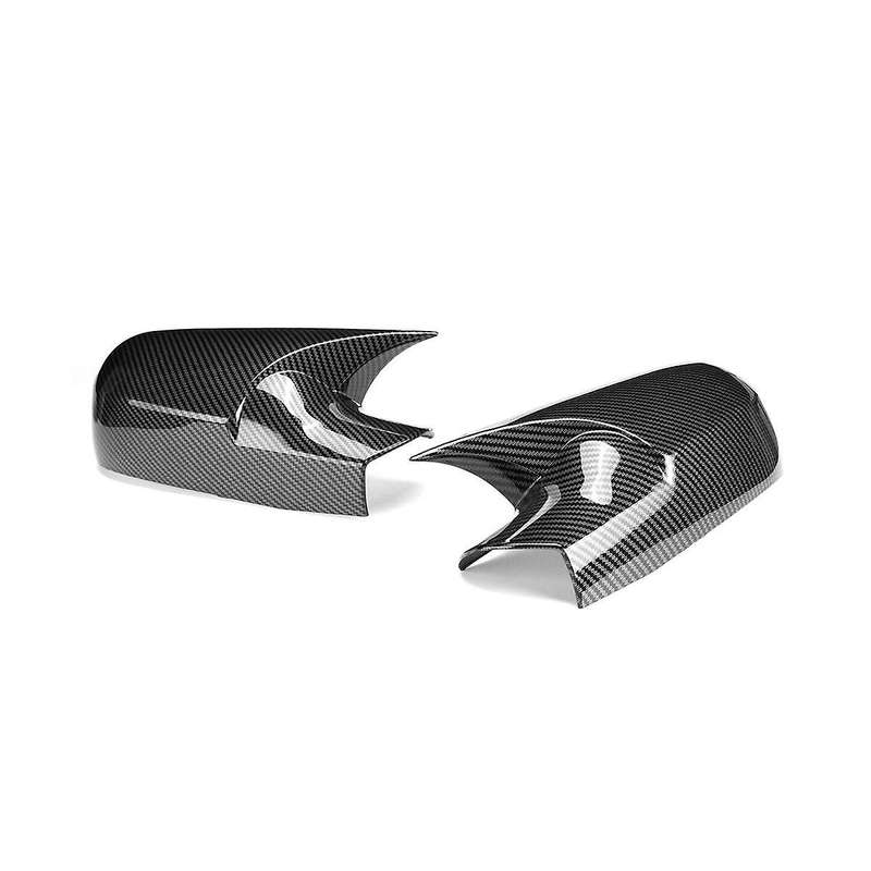 Car Side Wing Rearview Mirror Cover Cap for 2 Mk2 2002-2009 Bat Rear View Mirror Cover(carbon)