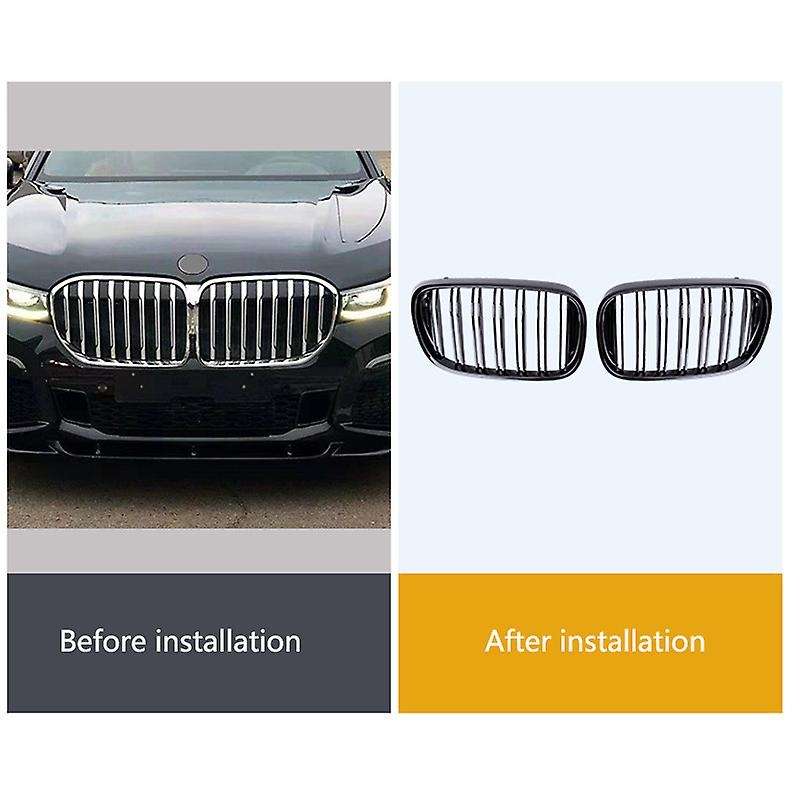Car Silver Front Middle Grille Grill Replacement for X5 E70 / X6 E71 2008-2013