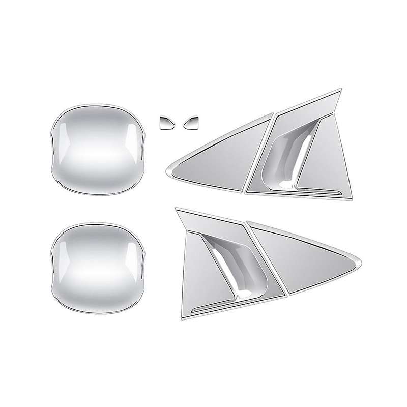 Car Silver for Prius 60 Series 2020-2023 Car Handle Exterior Door Handle Bowl Cover Trim Sticker
