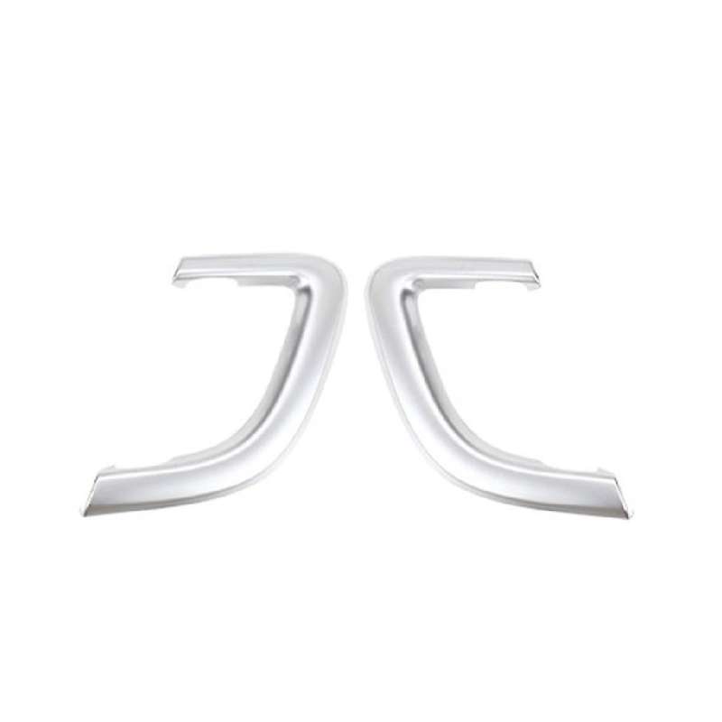 Car Silver Inner Door Panel Handle Pull Trim Frame Interior Decoration Accessories for 2015-2019