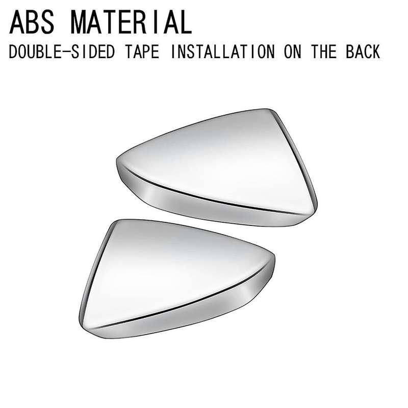 Car Silver Rearview Side Mirror Cover Trim Frame Side Mirror Caps for -60 2022 2023
