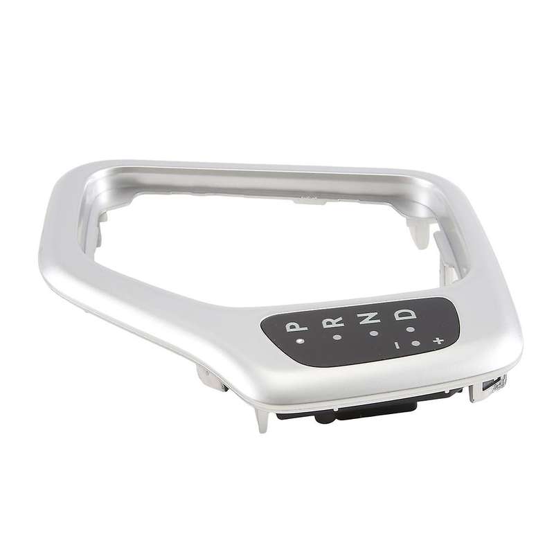 Car Silver Shifter Transmission Bezel with Harness 68413957AA 5YD27XSAAA for 2014-2018 Gearshift Pa