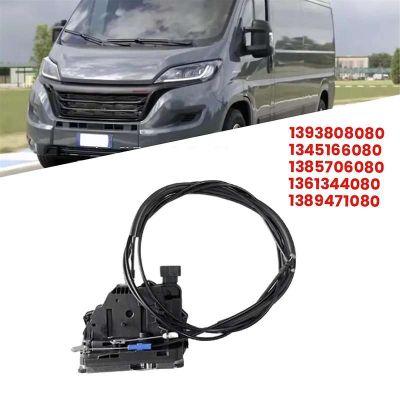 Car Sliding Door Catch 1393808080 for Ducato Boxer Relay 2006-2024 Center Door Lock Actuator
