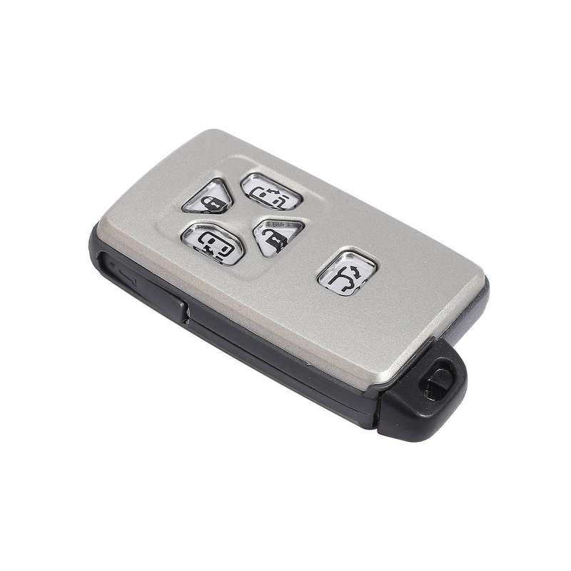 Car Smart Card Remote Car Key Shell Case Fob 5 Button for Toyota Alphard Estima Vellfire