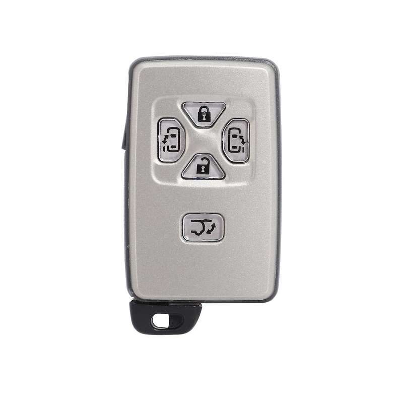 Car Smart Card Remote Car Key Shell Case Fob 5 Button for Toyota Alphard Estima Vellfire