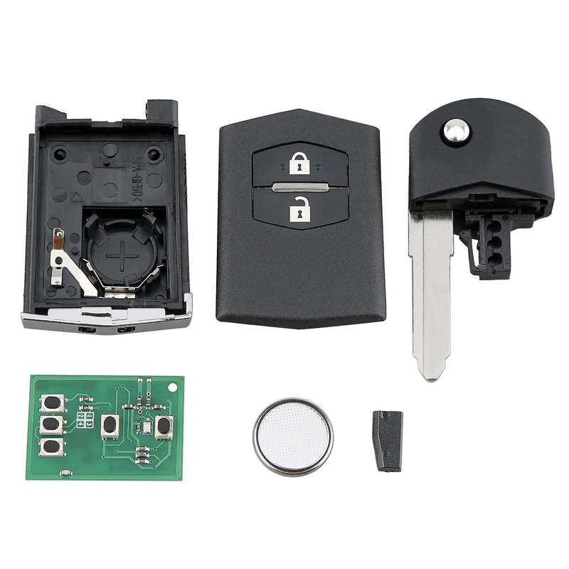 Car Smart Remote Key 2 Button 433Mhz with 80 Bit 63 Chip Fit for SKE126-01