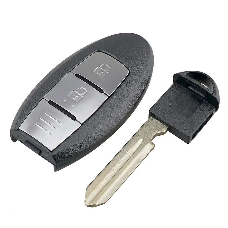 Car Smart Remote Key 2 Buttons Car Key Fob Fit for 433MHZ
