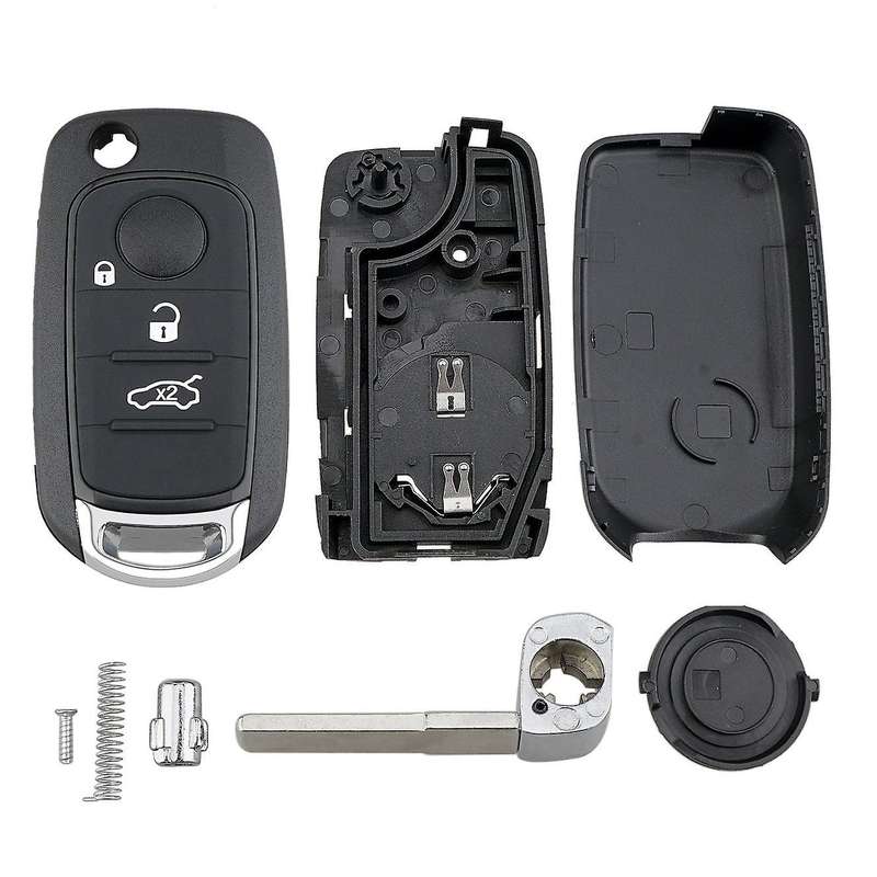 Car Smart Remote Key 3 Button 433MHz Fit for 500X Egea Tipo 2016-2018 4Achip