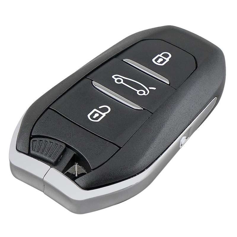 Car Smart Remote Key 3 Button 433Mhz 4A CHIP Fit for 208 3008 508 5008 Expert (B)