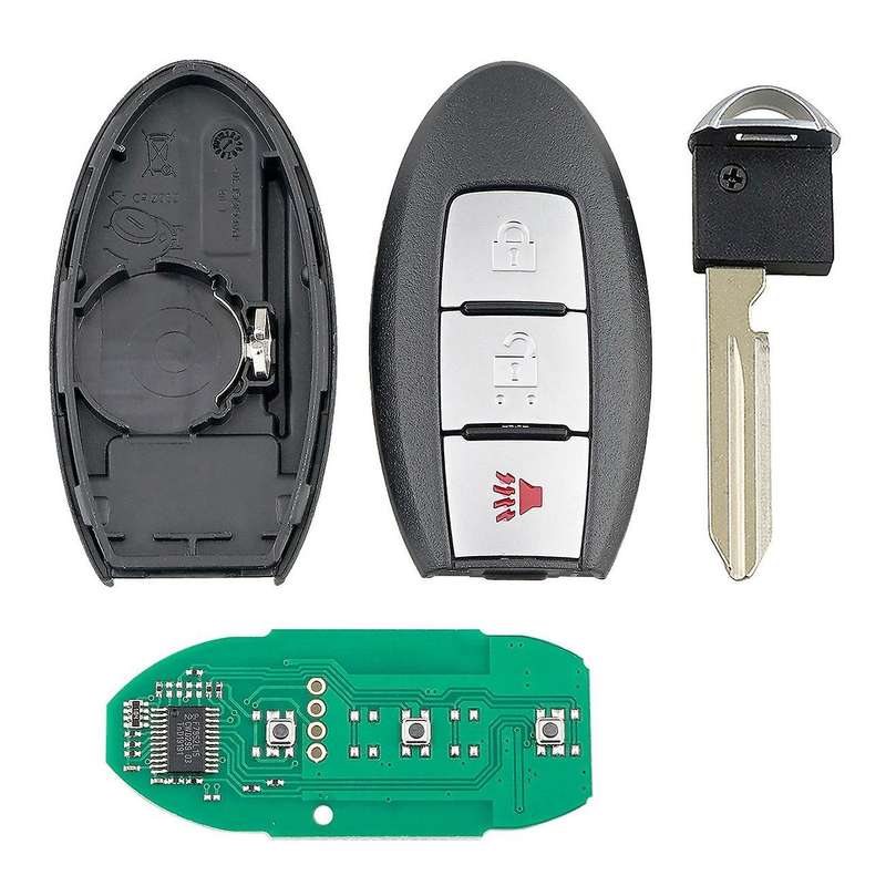 Car Smart Remote Key 3 Button 433Mhz ID46 Chip for Square CWTWBIU825