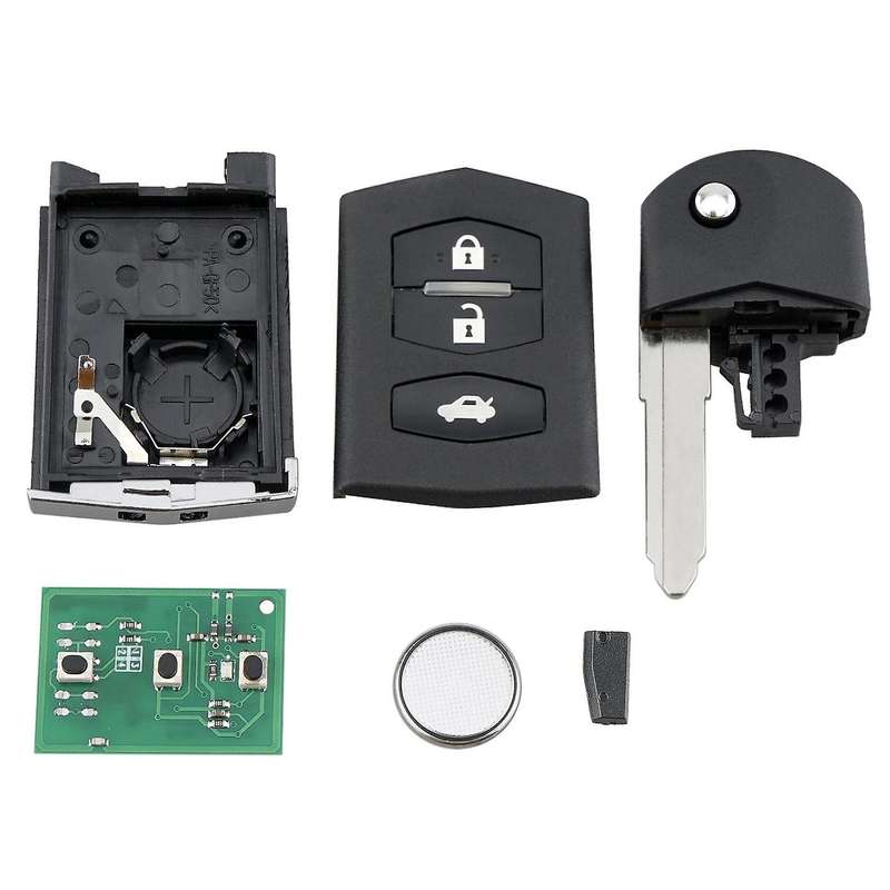 Car Smart Remote Key 3 Button 433Mhz with 80 Bit 63 Chip Fit for SKE126-01