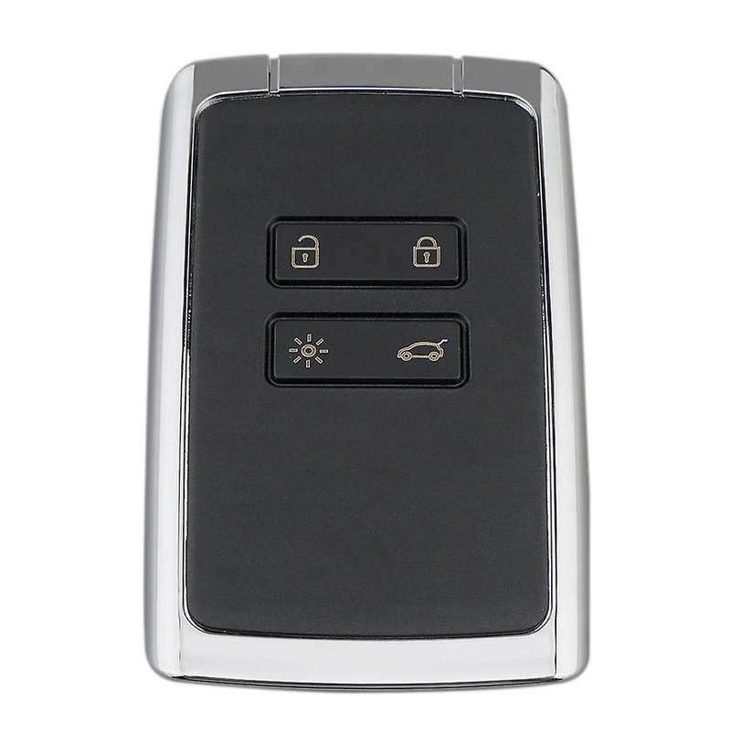 Car Smart Remote Key 4 Button Key Case for Koleos Kadjar 2016 2017