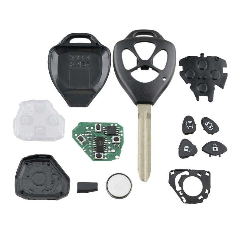 Car Smart Remote Key 4 Button 314.3Mhz 4D67 Chip Fit for Alphard 2005 - 2009