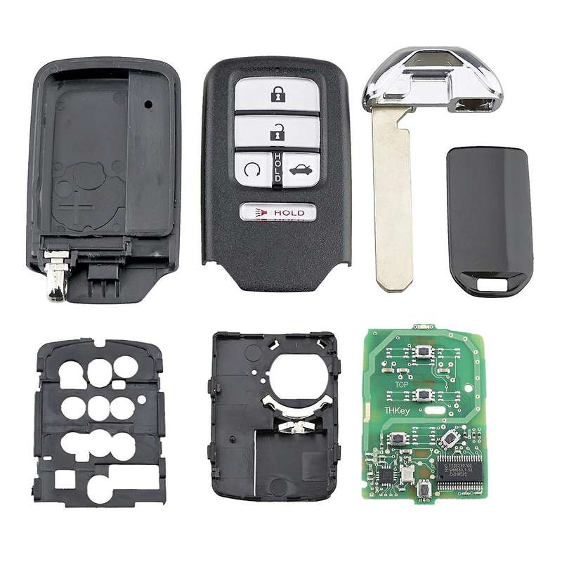 Car Smart Remote Key 5 Button 433Mhz Fit for Accord 2018 2019 2020 CWTWB1G0090