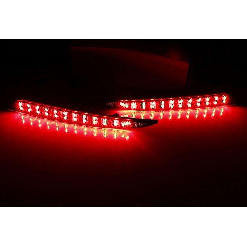 Car Smoke Lens LED Bumper Reflector Tail Brake Lights for Model S 2012-2020