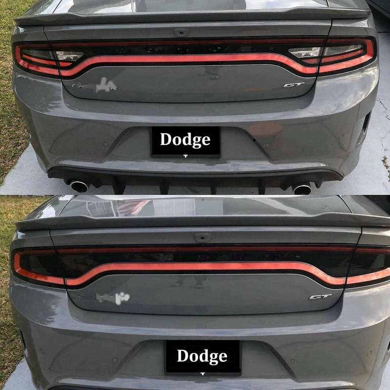 Car Smoke Tail Light Tint Kit Compatible Dodge Charger 2015-2020