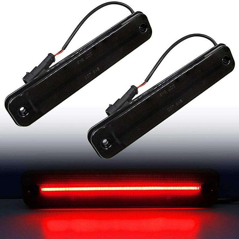 Car Smoked Full Led Side Marker Light Front Amber/ Rear Red Turn Signal Lamp for H2 2003-2009 259523