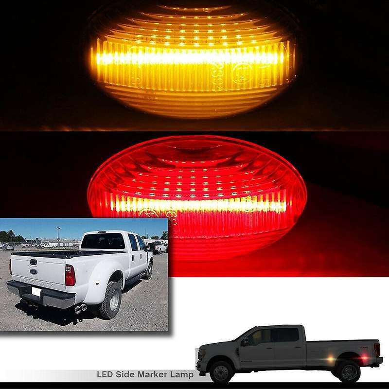 Car Smoked LED Side Marker Lamp for F350 F450 Super Duty Dual Wheel