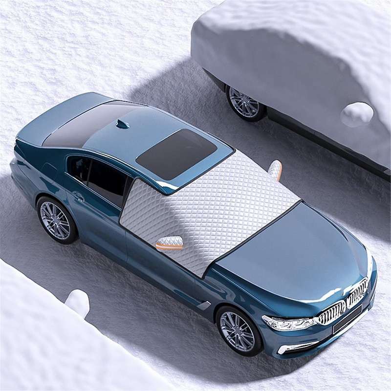Car Snow Cover Car Windshield Hood Protective Cover Snow and Frost Sun Protection Cover Car Snow Cov