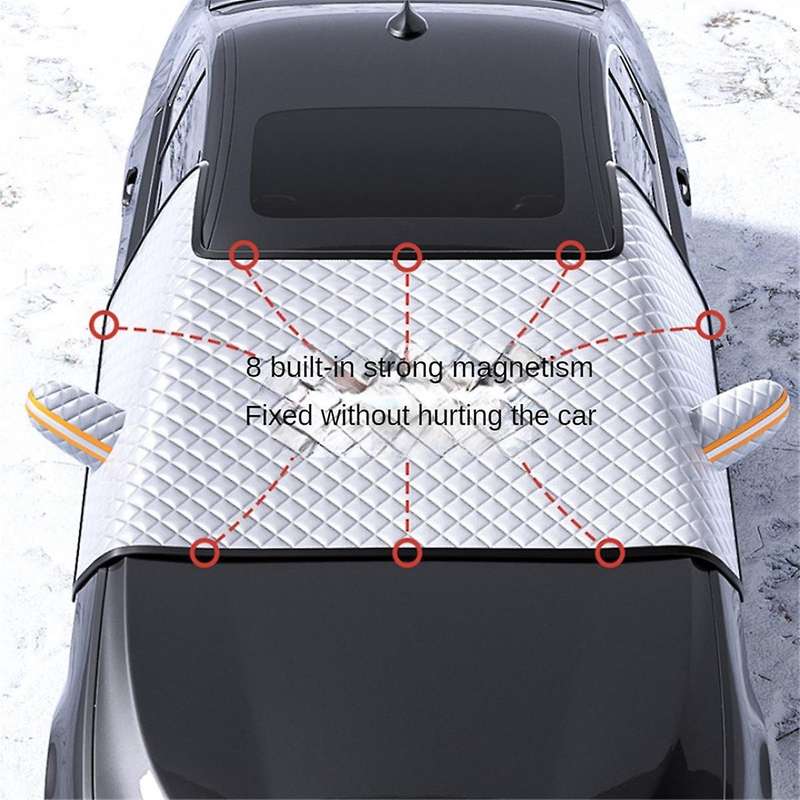 Car Snow Cover Car Windshield Hood Protective Cover Snow and Frost Sun Protection Cover Car Snow Cov