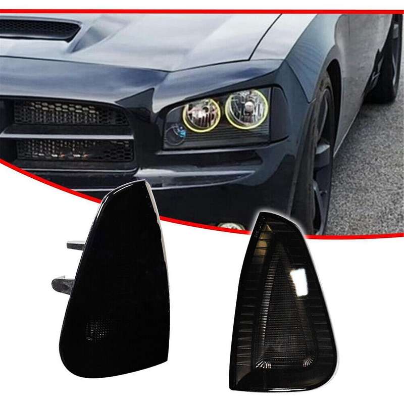 Car Smoked Lens Corner Parking Marker Signal Lights Housings for Charger 2006-2010 4806218AD 4806219