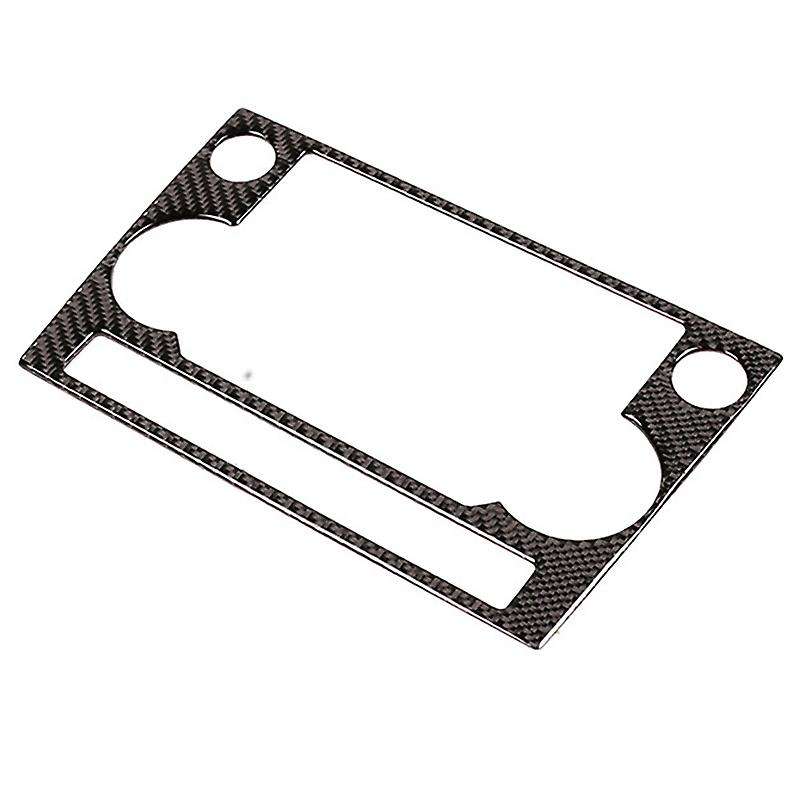 Car Soft Carbon Fiber Button Decoration Box Frame Cover Trim for Sport 2015-2019