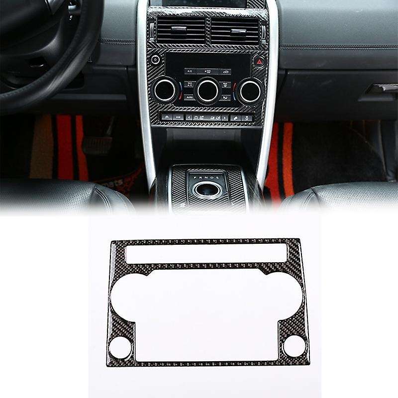 Car Soft Carbon Fiber Button Decoration Box Frame Cover Trim for Sport 2015-2019