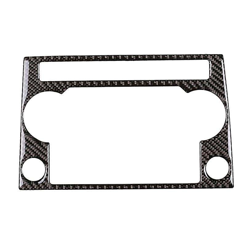 Car Soft Carbon Fiber Button Decoration Box Frame Cover Trim for Sport 2015-2019