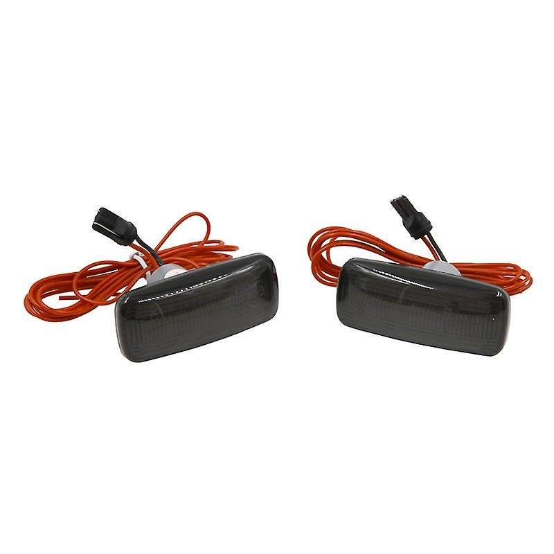 Car Smoked/Clear White Amber Led Side Markers Turn DRL Light for 200 07-17 300 2005-2006 Sebring 200