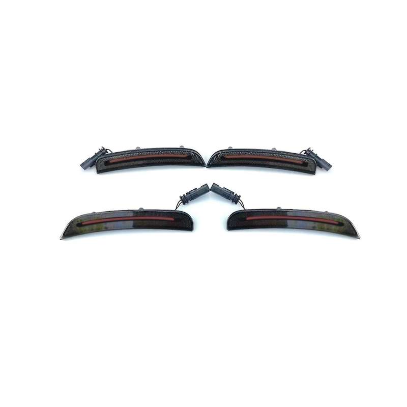 Car Smoked Lens Front Rear Led Side Marker Lights for Charger 2015-2021 68214126aa 68214405aa