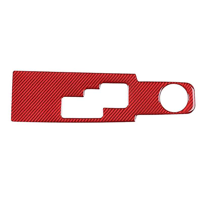 Car Soft Carbon Fiber Central Control Gear Cover Trim for R35 2008-2016
