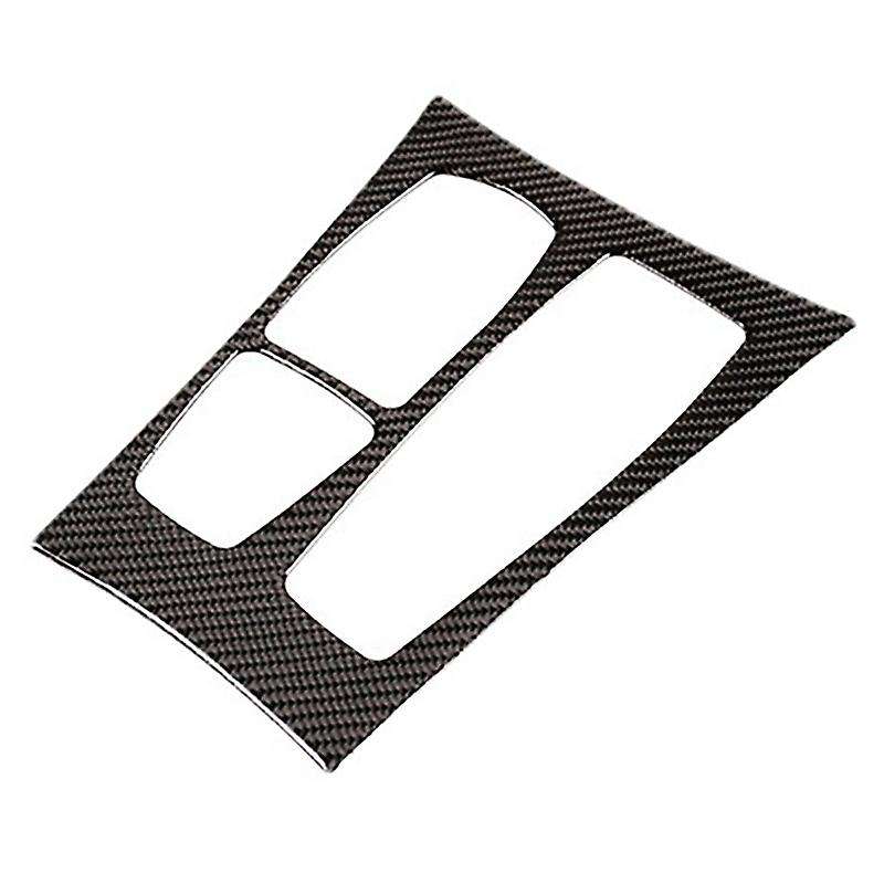 Car Soft Carbon Fiber Central Control Gear Shift Panel Cover Trim for X5 E70 X6 E71 2010-2013 RHD