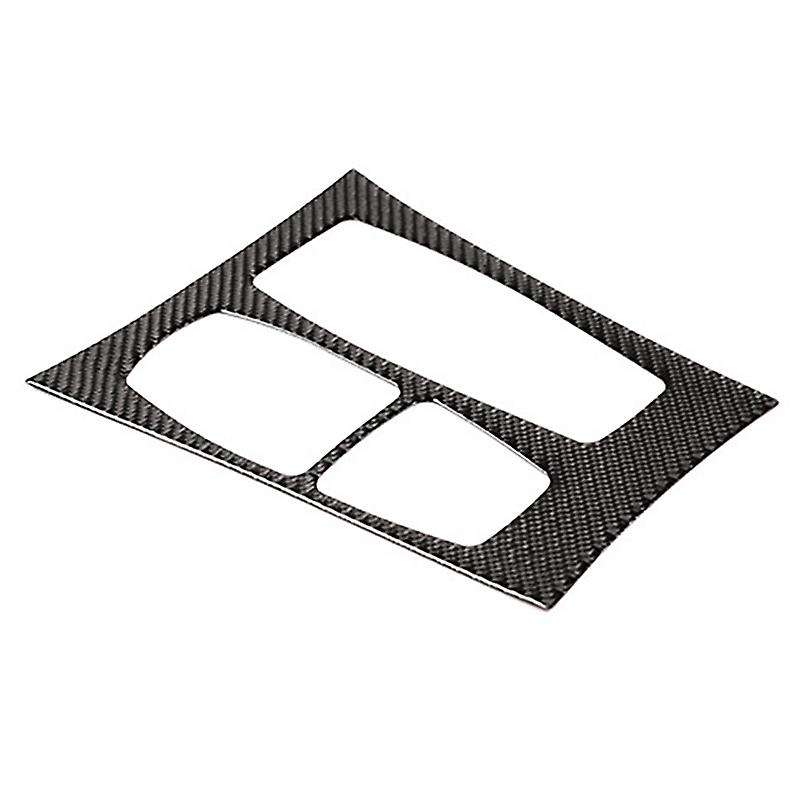 Car Soft Carbon Fiber Central Control Gear Shift Panel Cover Trim for X5 E70 X6 E71 2010-2013 RHD
