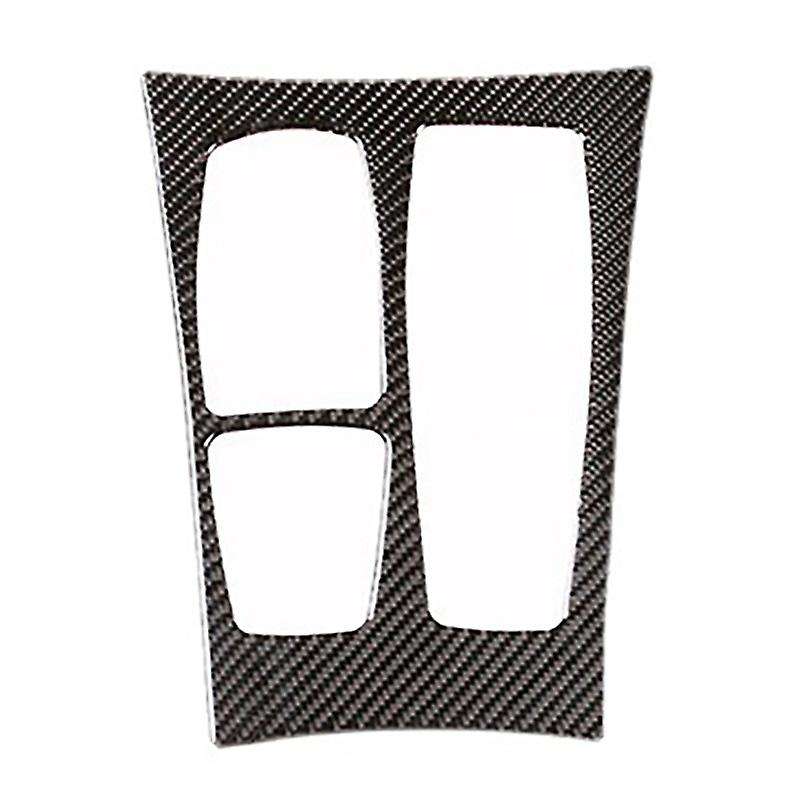 Car Soft Carbon Fiber Central Control Gear Shift Panel Cover Trim for X5 E70 X6 E71 2010-2013 RHD